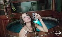 gozando no ofurô com surpresa, assista o vlog da venusss.