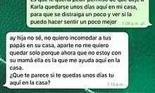 Latina Tara Rico Fucks Stepfather After Hot WhatsApp Chat