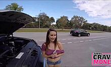 did you see me fuck that tiny teen with my big cock for cash?