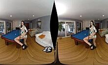 hey violet starr, ready to get snookered in this wankzvr virtual sex with hardcore fingering?