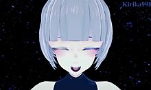 Nazuna Nanakusa gets intense creampie sex in 3D hentai Call of the Night.