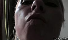 Horny Milf Kam54 Strips Clothes and Exposes Natural Tits on Cam