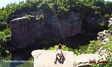 Mia Bandini Feels Wild Emotions During Public Cliff Fuck