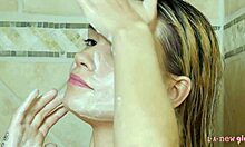 So, wanna see this cute blonde in a steamy shower scene?