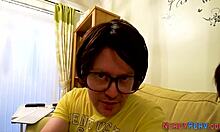 Whoa, Watch This Amateur Blow a Nerd for the First Time!