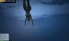 Feeling excited in GTA V with nude mod during missions