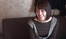 Cute Japanese Clerk's POV Sex with Big Cock in Apparel Store