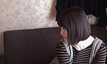 Cute Japanese Clerk's POV Sex with Big Cock in Apparel Store