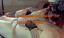 Granny Sucks Halloween Cock