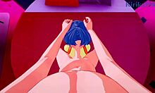 excellen browning and kusuha mizuha explore intense pleasures in super robot wars hentai