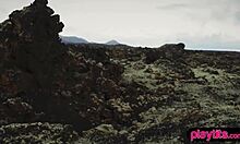 Photographer Fucks Petite Blonde Model Outdoors