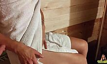 Young Bath Attendant Gets Fucked Doggy Style With Blowjob