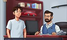 Summertime saga 74 homemade game cartoon with brunette