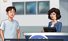 Summertime saga 74 homemade game cartoon with brunette