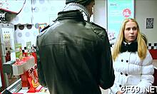 Two hunks ravish a beauty with intense hardcore action