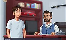 Summertime saga 74 homemade game cartoon with brunette