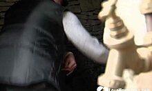 Blonde Farm Girl Gets Rammed Without Mercy