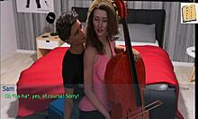 Wife And Stepmother Engage In Erotic Game