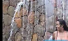 Showing Pussy In Caldas Novas Park Outdoors