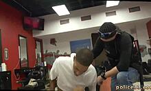 Gay Leather Cops Fucking Robbery Suspect