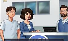 Summertime saga 74 homemade game cartoon with brunette