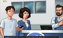 Summertime saga 74 homemade game cartoon with brunette