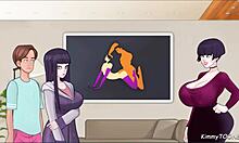 sexnote - couples sex therapy session- hot therapist gave blowjob to needy client kimmytoons