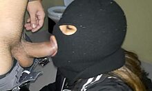 bandida sucking captive in outdoor public deepthroat