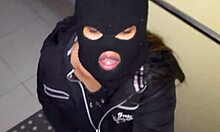 bandida sucking captive in outdoor public deepthroat