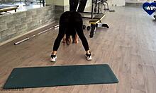 This big tit girl asked for help at the gym, and it led to some anal fun.