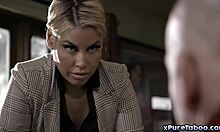 Principal Bridgette B And Teacher Derrick Pierce Summon Student Brooklyn Gray For Intense Sex Education In The Office