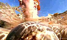 Bbw redhead with hairy pussy exposes herself nude in public park