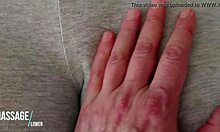 Yoga pants teen gets her pussy groped during steamy massage