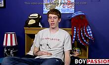 Redhead guy, umm, gets interviewed b4 solo session, ya know?