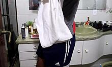 fucking the street guy, sucking his cock hard in pov