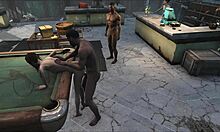 Fo4 pool table party turning into a wild cartoon romp! 🎉