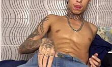 The broke girl didn't hook up at the party and came home horny, had to masturbate!