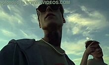 Hot blowjob during summer cycling ride with handjob action. 😎
