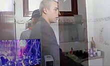 fucking the street guy, sucking his cock hard in pov