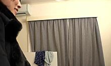 Beautiful wife solves sex troubles with husband consultation.