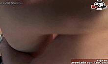 Yo, this Spanish fitness Latina teen gets slammed hard in the gym! 💪