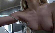 Interview turns steamy with a pornstar's wild moves