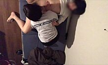 Me and my Japanese girl get so horny before bed, oops!