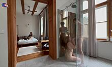 She didn't mind joining their steamy amateur group session