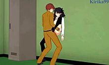 Saber, Rin Tohsaka, and Shirou Emiya in Intense Hentai Sex Scene