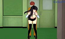 Saber, Rin Tohsaka, and Shirou Emiya in Intense Hentai Sex Scene