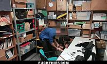 uhh, mall officer deals with shoplifting teen by banging her bent over in office, oops sorry, fuckthief