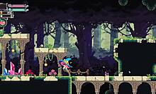 i got dominated in flip witch hentai game, creampied in forest!