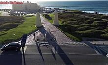 Hot White Bubble Butt Portuguese Picked Up and Fucked at Beach