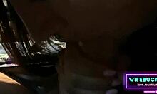 Homemade porn by wifebucket - getting a blowjob while driving on the highway